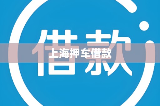 上海押车借款